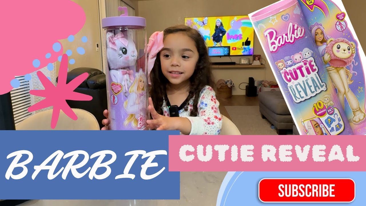 MARIA-INES CON SU NUEVA BARBIE CUTE REVEAL..Y COMO CAMBIA DE COLOR....