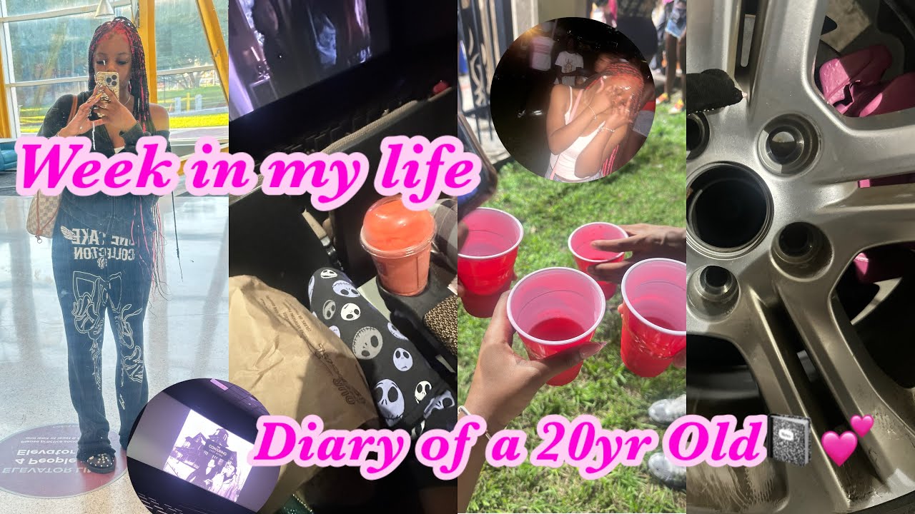DIARY📓OF A 20YR OLD💕ep. 10💕PAINTING MY CALIPERS, THE CONJURING, HUMPNIGHT + MORE | Adrienne Jordan