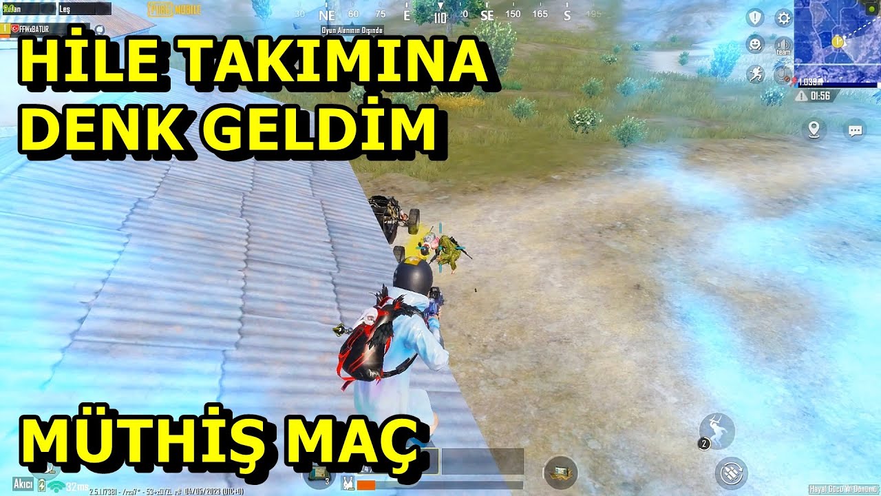 H1LE TAKIMINA DENK GELDİM ! MÜTHİŞ MAÇ SOLO VS SQUAD PUBG MOBİLE