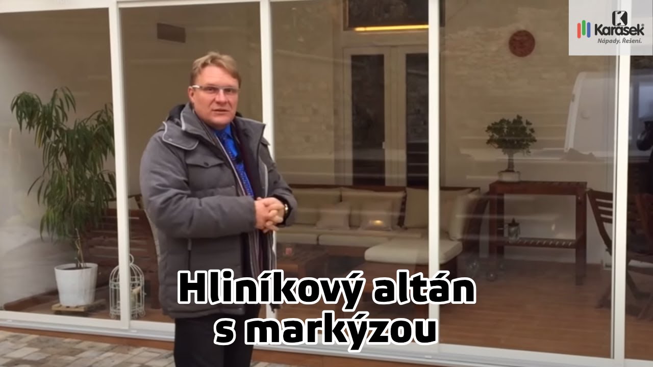 Sezonní zimní zahrada s markýzou - Karásek