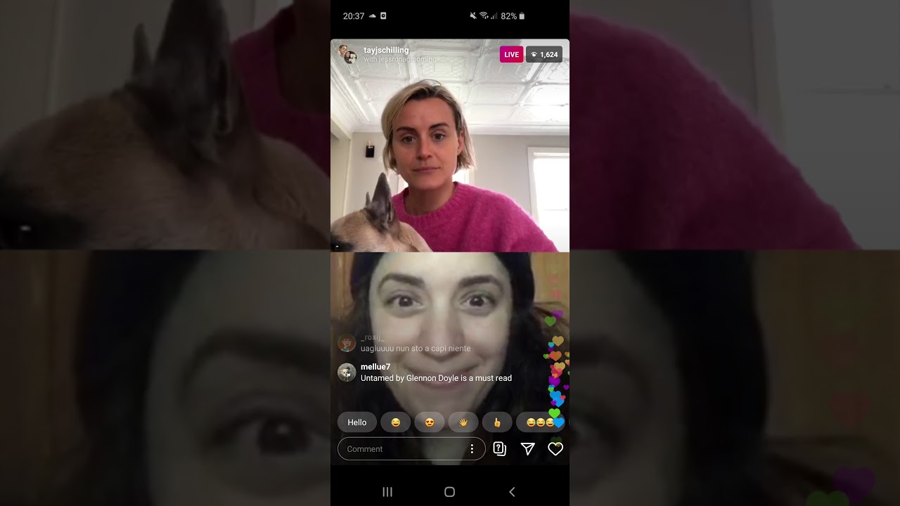 Taylor Schilling InstagramLive 17th April 2020 pt 2