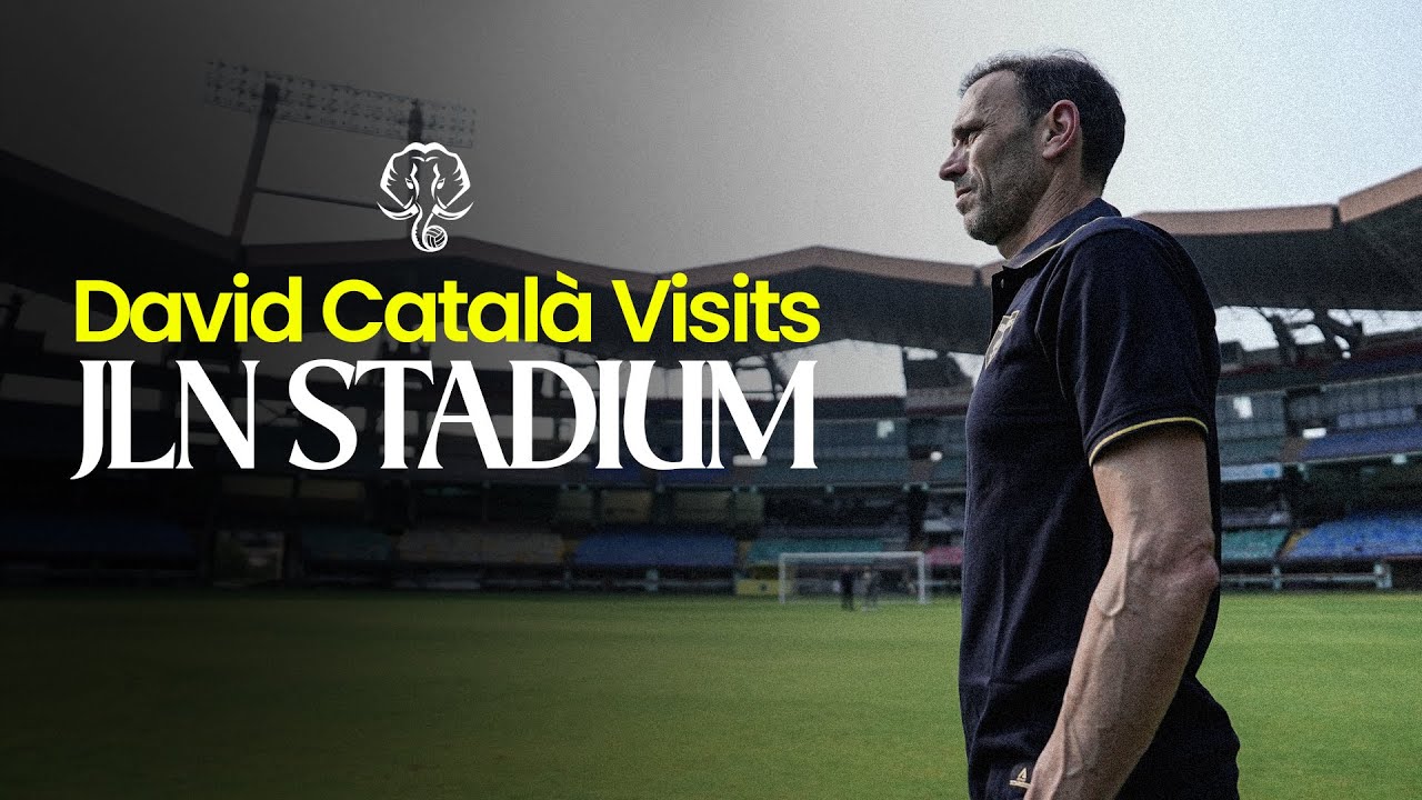 David Catal&agrave; visits JLN Stadium | KBFC | Kerala Blasters