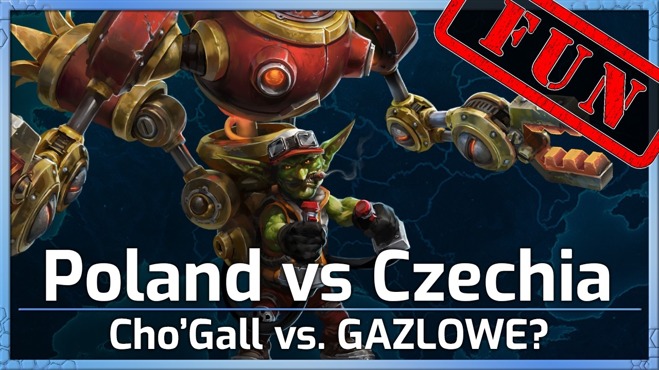 FUN! Poland vs Czechia! Cho'Gall vs Gazlowe?? - Nations Cup - Heroes of the Storm