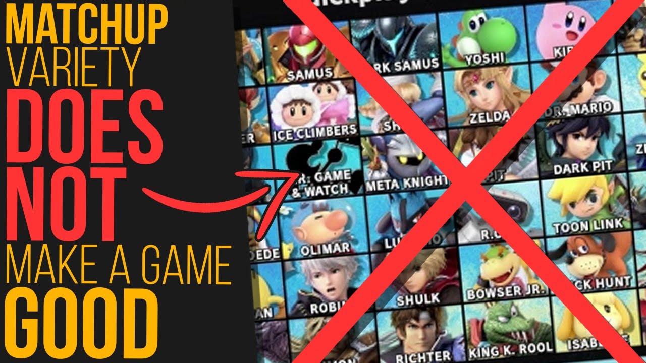Why a lot of Characters IS NOT good for Smash Ultimate