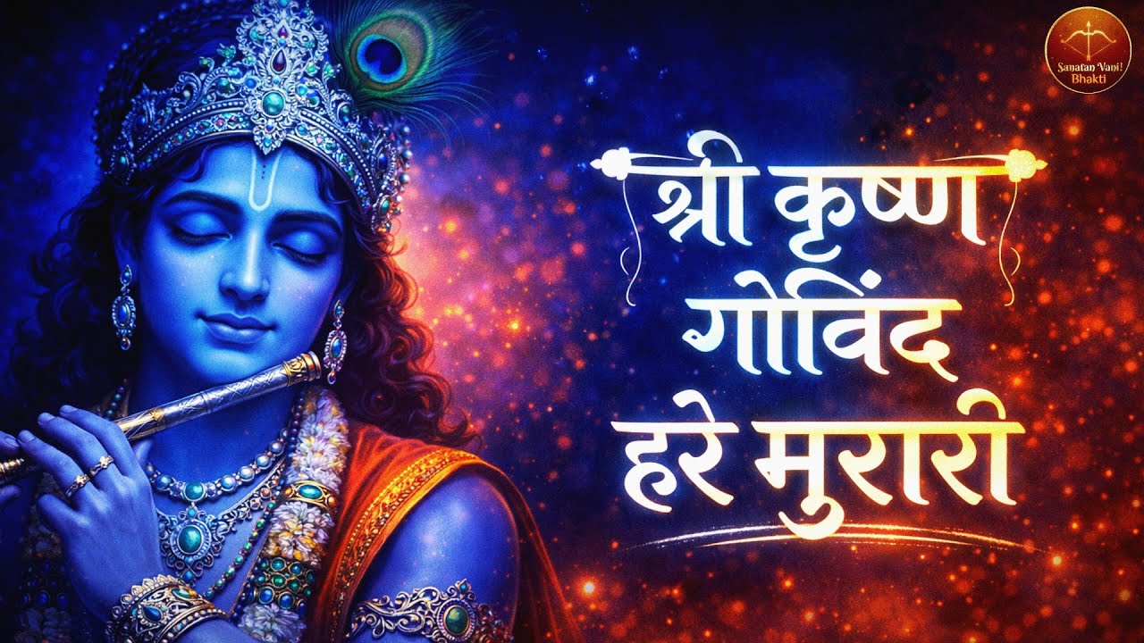Shri Krishna Govind Hare Murari l श्री कृष्ण गोविंद हरे मुरारी । Lyric video | New Version 2026