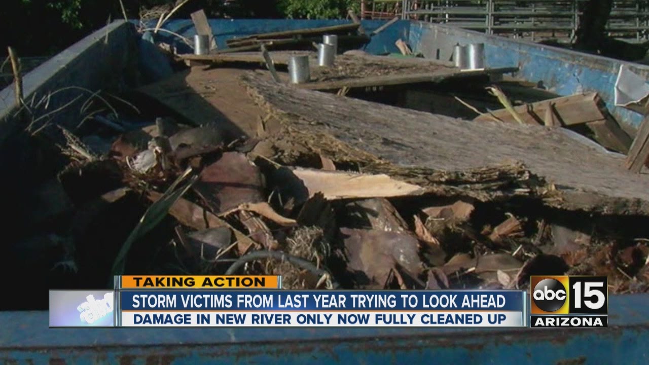 Storm victims from last year trying to look ahead