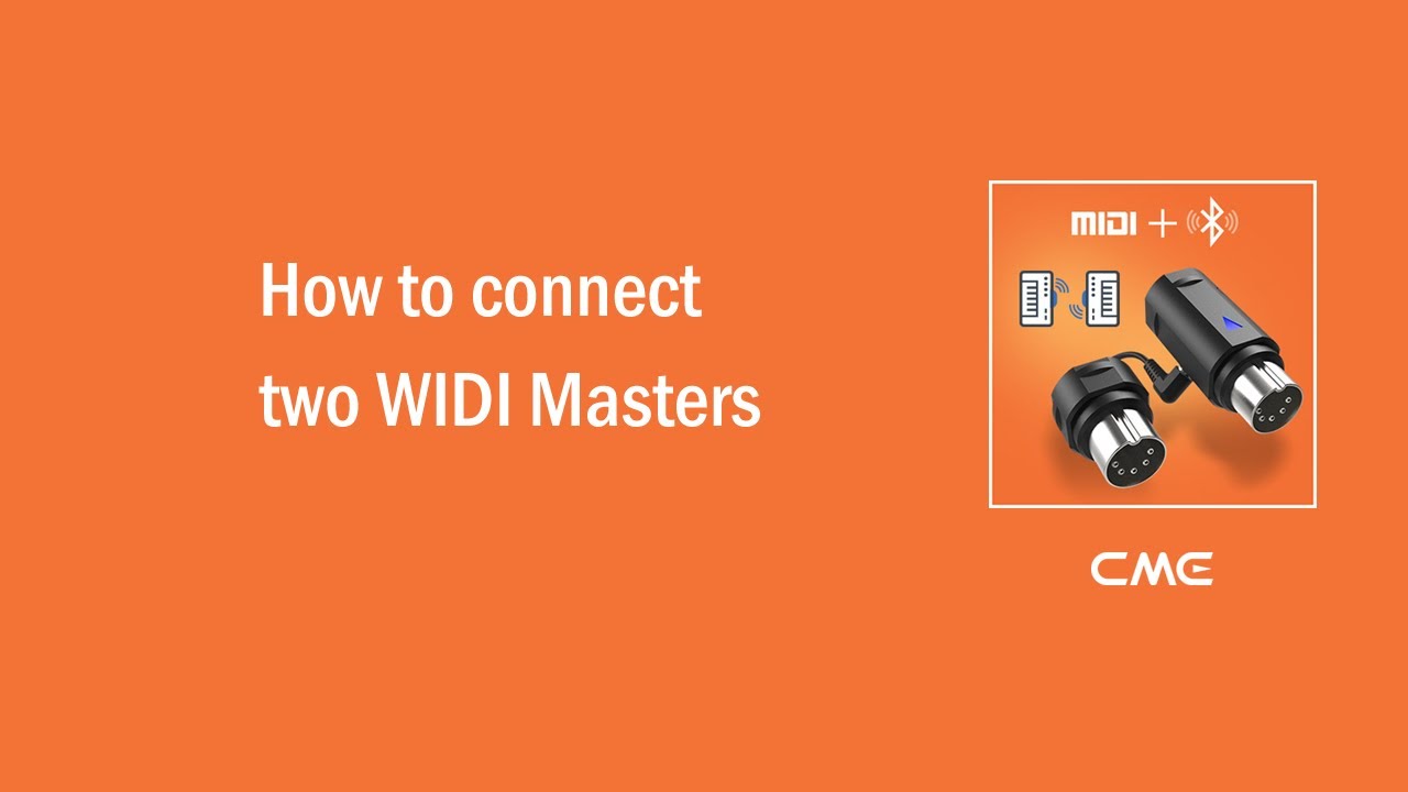 How to connect two WIDI Masters