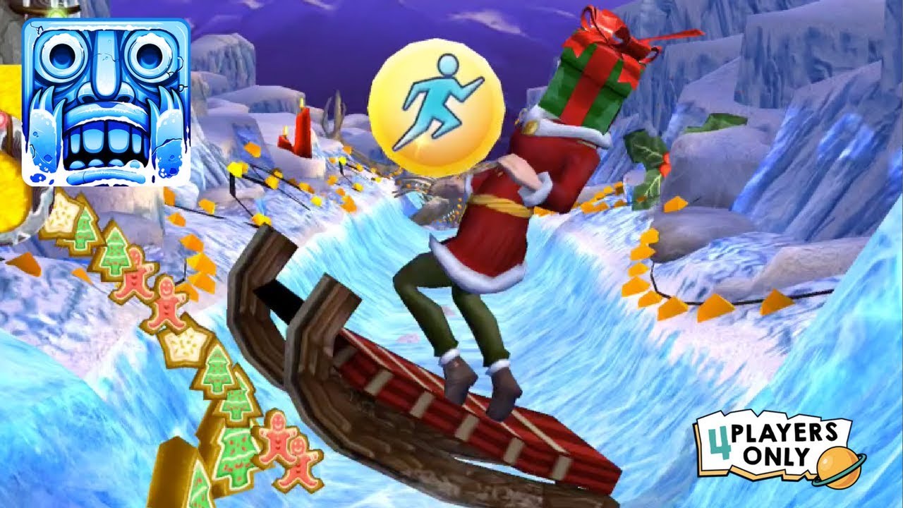 Temple Run 2 | NEW YEAR'S FESTIVAL Challenge #1 w/ MRS CLAUS ! By Imangi Studios