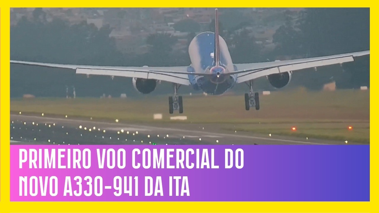 NOVÍSSIMO A330-941 DA ITA FEZ SEU PRIMEIRO VOO COMERCIAL(I-ITY)