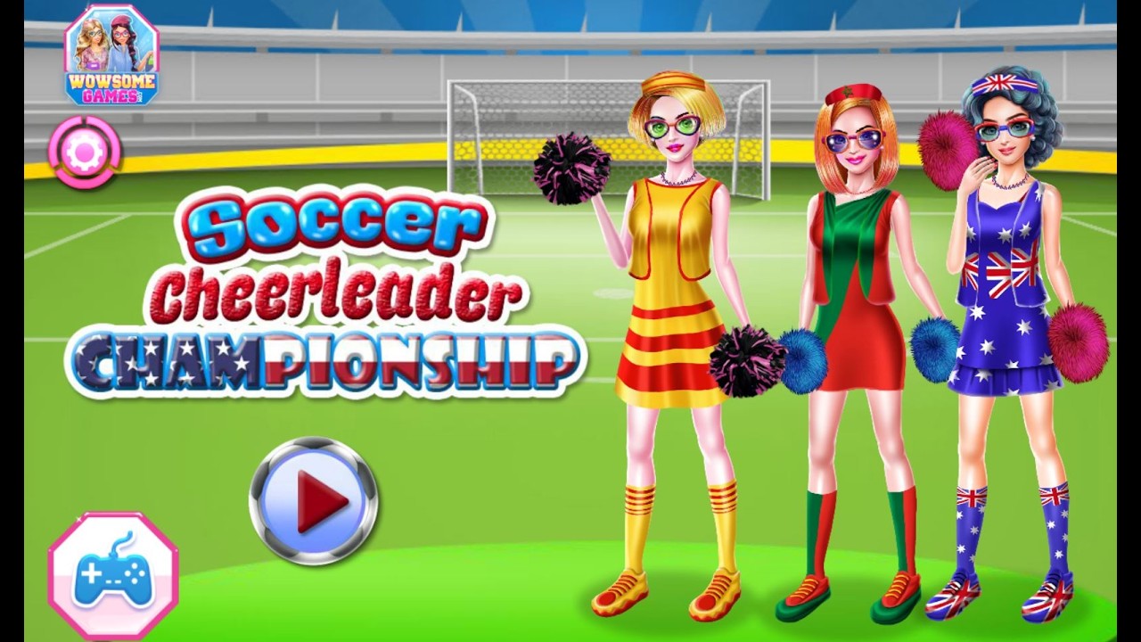 Soccer Cheerleader Championship Gameplay | Old Flash Game