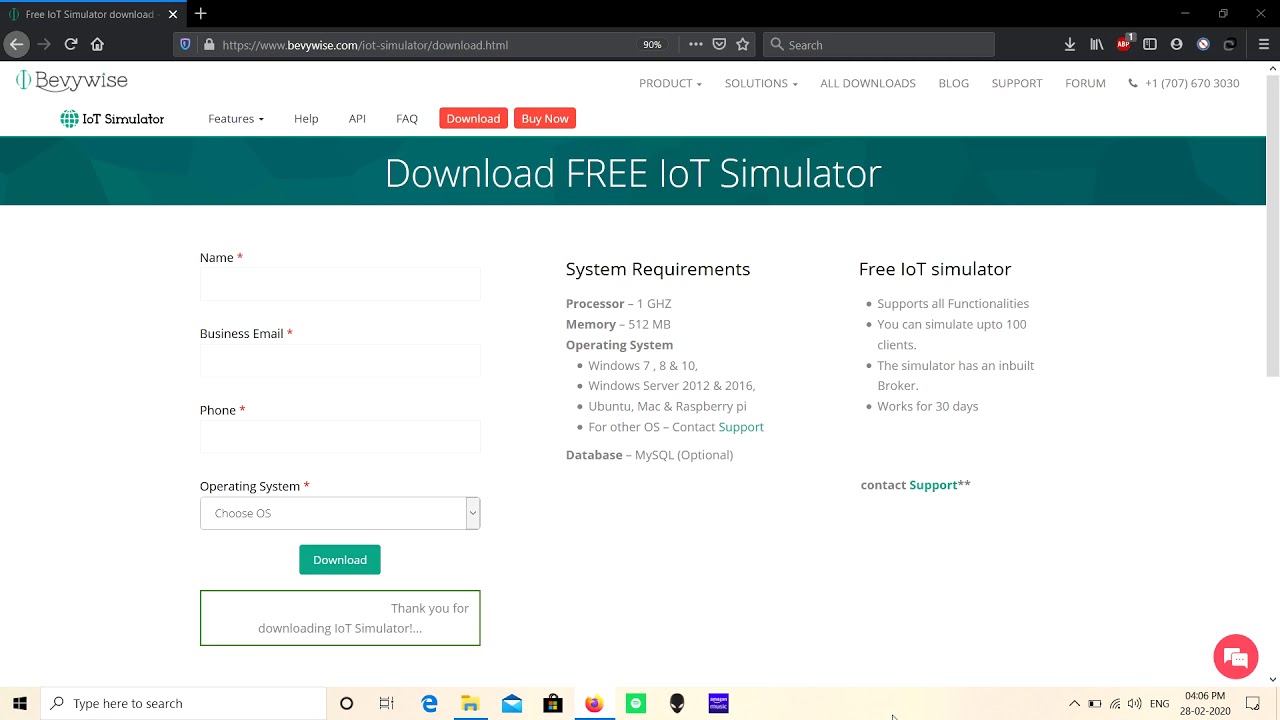 Bevywise IoT Simulator Tutorial - How to install and run IoT Simulator in Windows operation system.