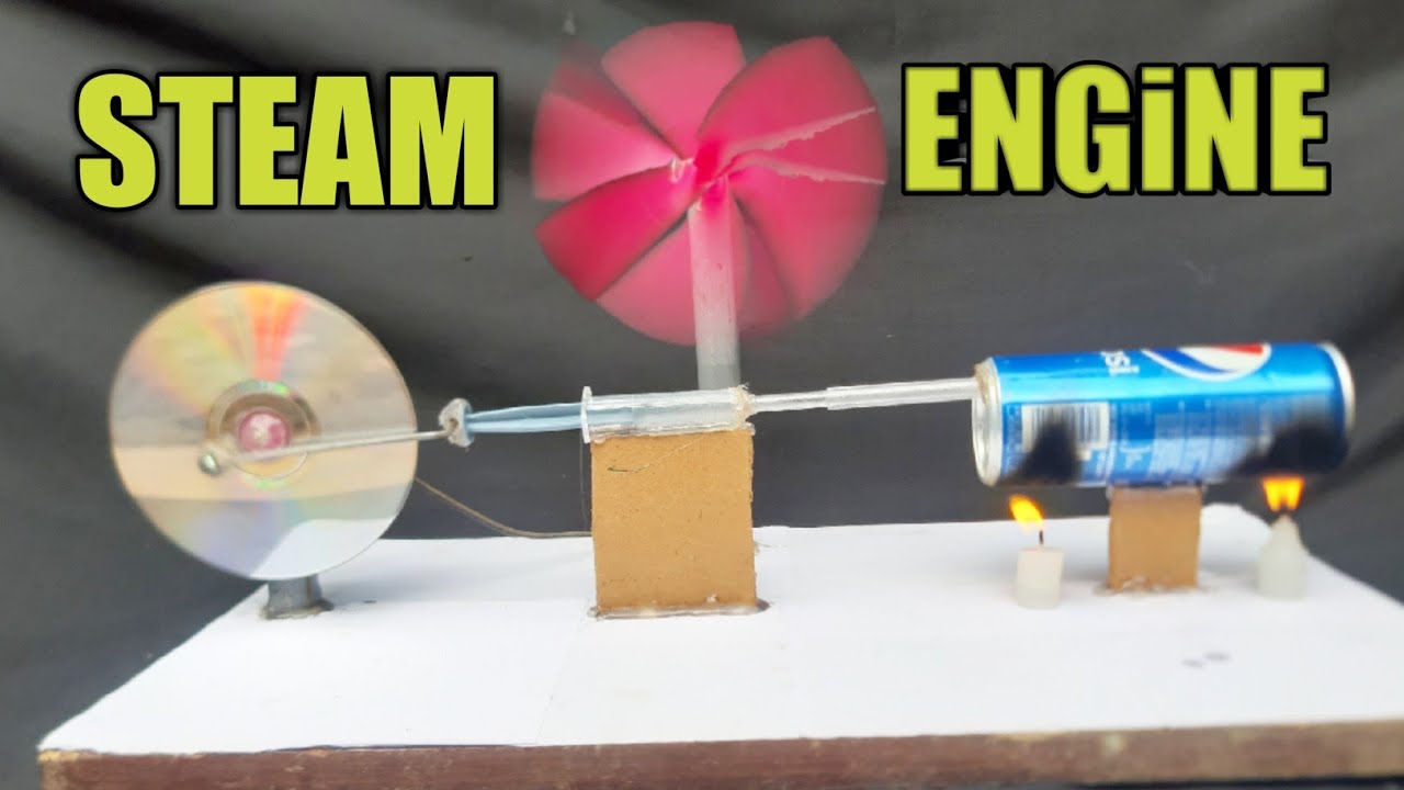 #free-energy Steam engine || how to make || at your home.( awesome idea)
