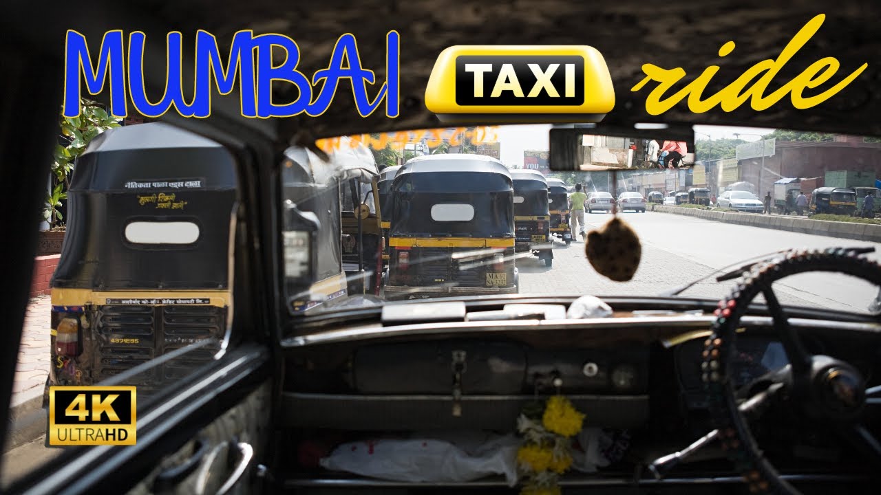 [4K] 🚖 Невероятная поездка на такси в Мумбаи: почувствуйте сердцебиение города! 🌆🚕