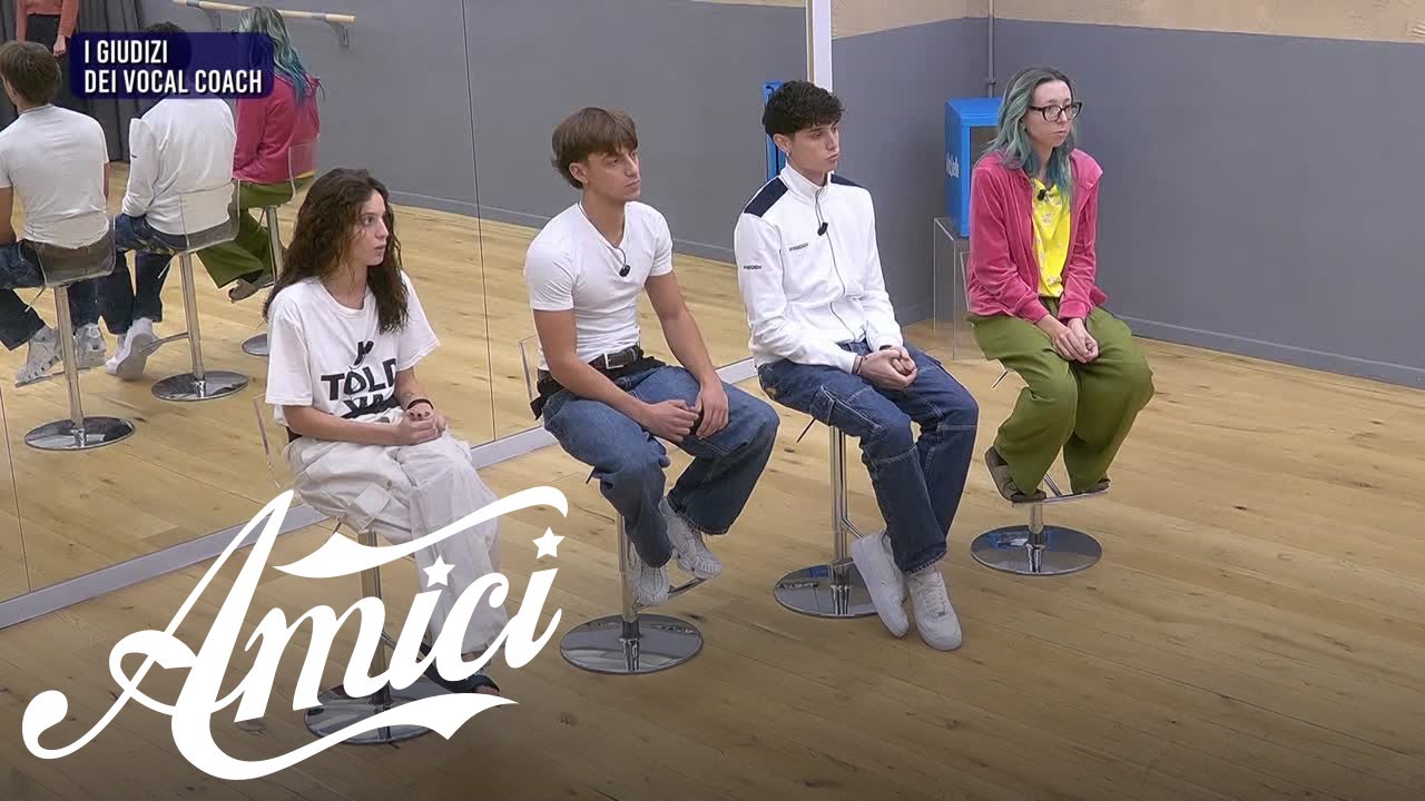 Amici 25 - I giudizi dei vocal coach su Valentina, Penelope, Plasma e Riccardo