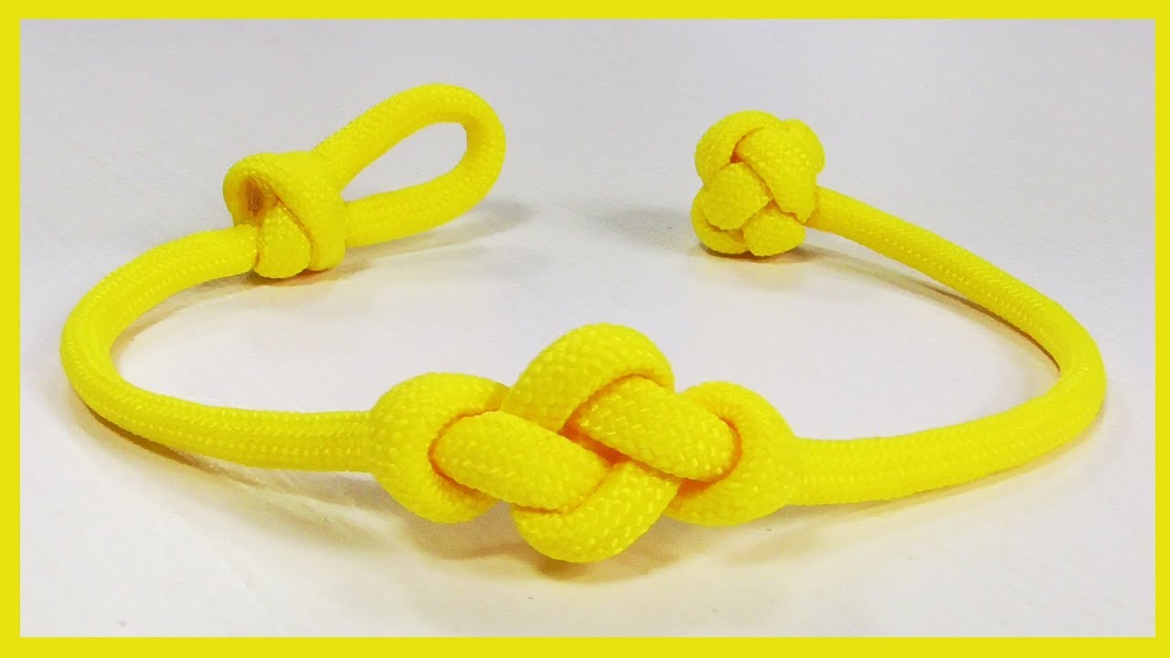 How To Make An Eternity Knot Friendship Paracord Bracelet Single Strand Loop And Knot