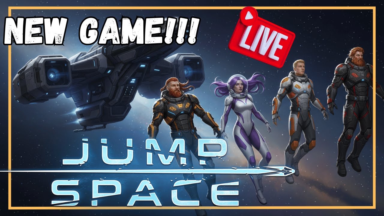 New GAME! Jump Space! Crazy FUN!  CO-OP Day 1