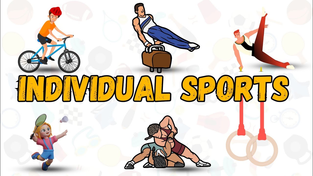 Part 3 | Individual Sports | sports 🤼| Sports Name 🚵