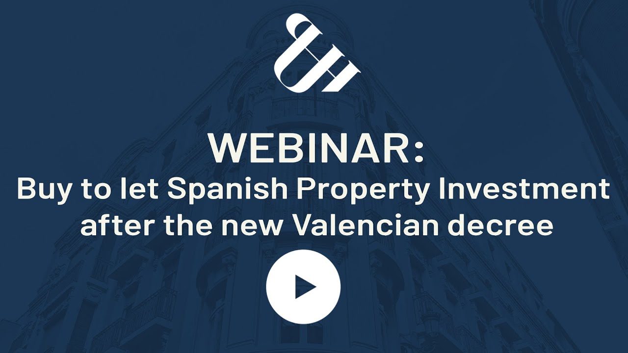 Buy to let Spanish Property Investment after the new Valencian decree
