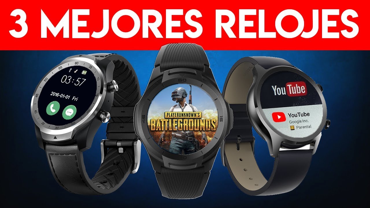 3 MEJORES SMARTWATCH con ¡JUEGOS & PlayStore! | Unboxing + REVIEW de Relojes TicWatch PRO, C2 y S2