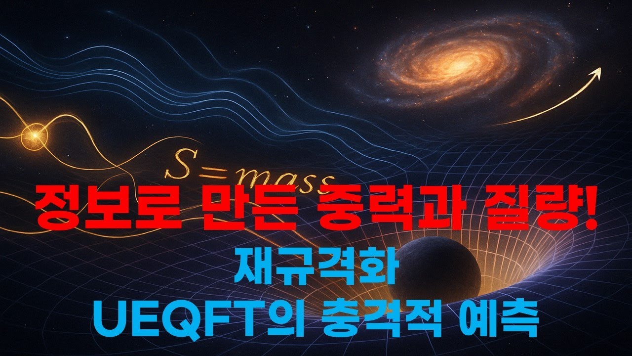 정보가 질량을 만든다? Renormalizable UEQFT로 본 새로운 우주의 법칙[Information creates mass:Renormalizable UEQFT]