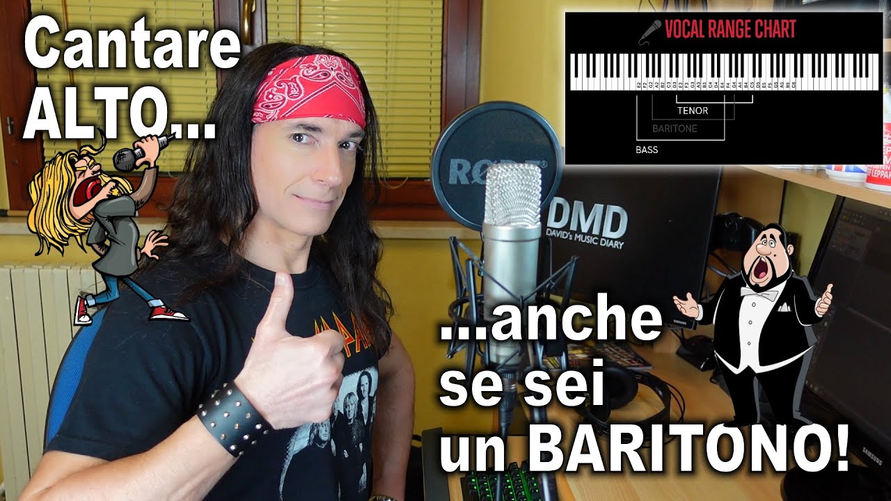 Cantare ALTO... anche se sei un BARITONO (e vuoi fare ROCK)!!!