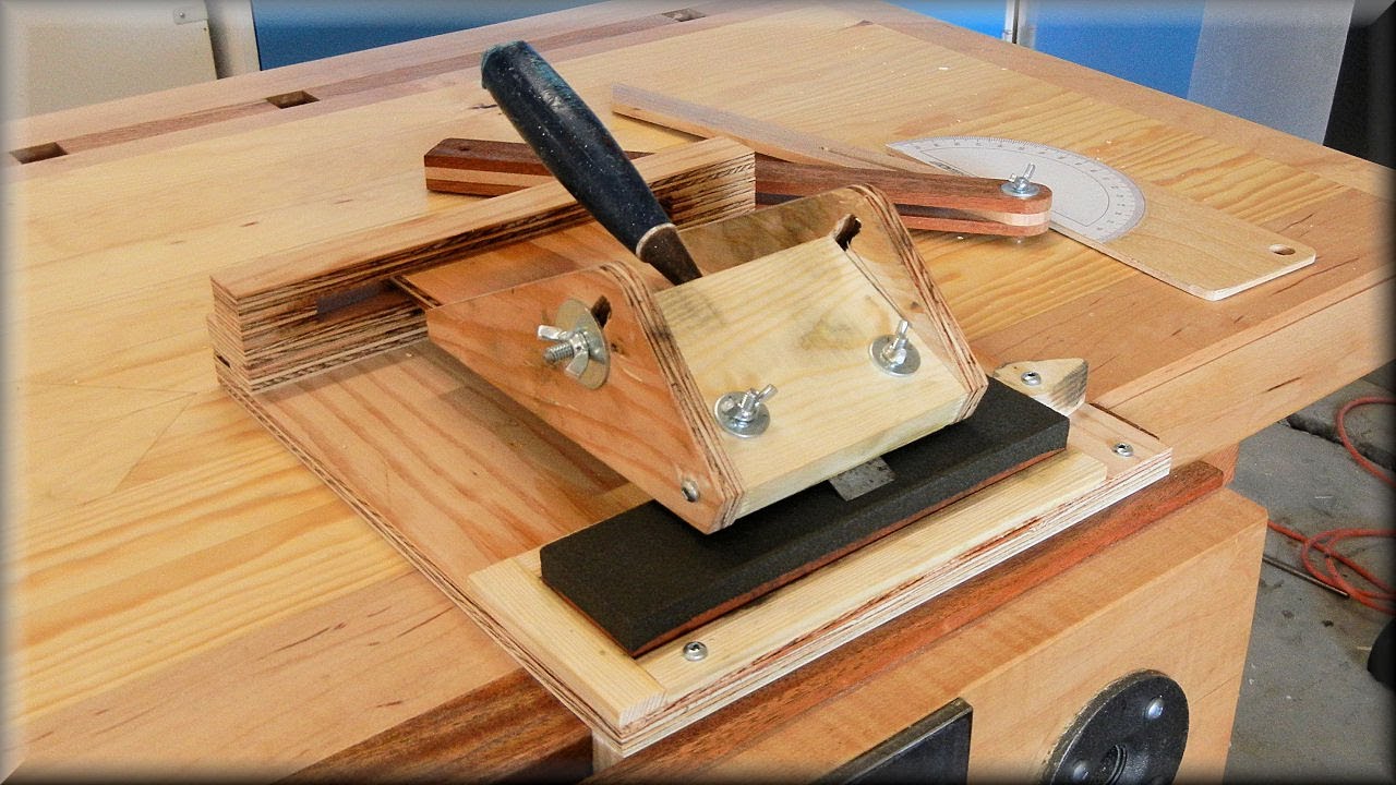 Setup And Use The Chisel Sharpening Jig