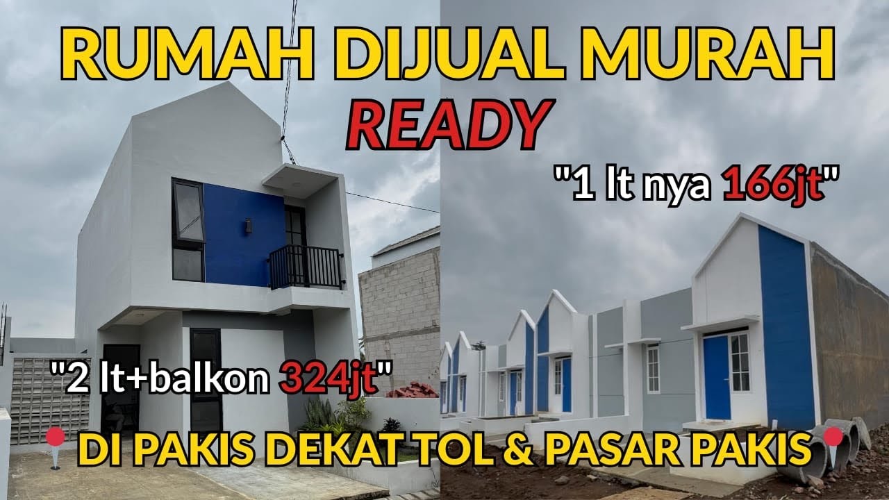 RUMAH MALANG DIJUAL MURAH SIAP HUNI ‼️ PAKIS DEKAT TOL, PASAR PAKIS & CEMOROKANDANG 🔥