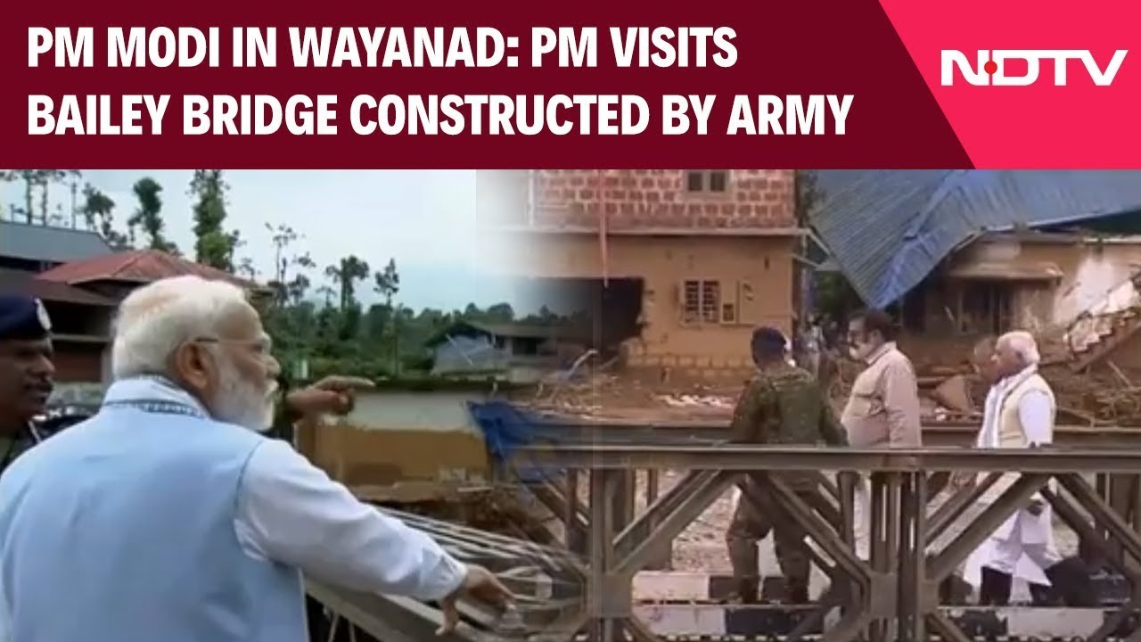 PM Modi In Wayanad: PM Visits Landslides-Hit Wayanad