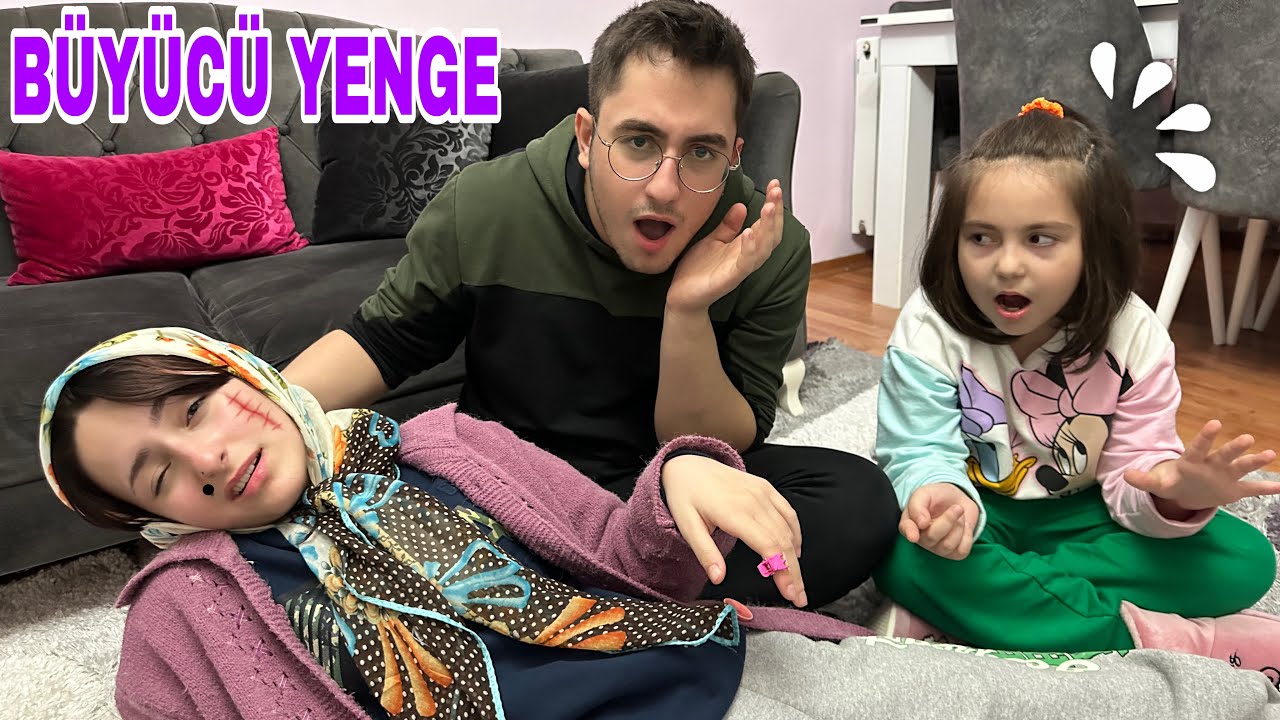 ZEYNEP HİRANUR MİSAFİRLİĞE GELEN BÜYÜCÜ YENGE/بابا جاب لي بالون - جنى مقداد | طيور بيبي