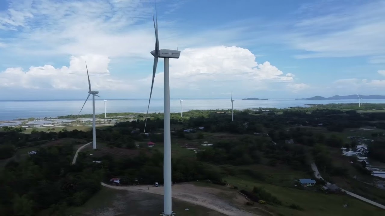 Wind farm on Guimaras, Philippines