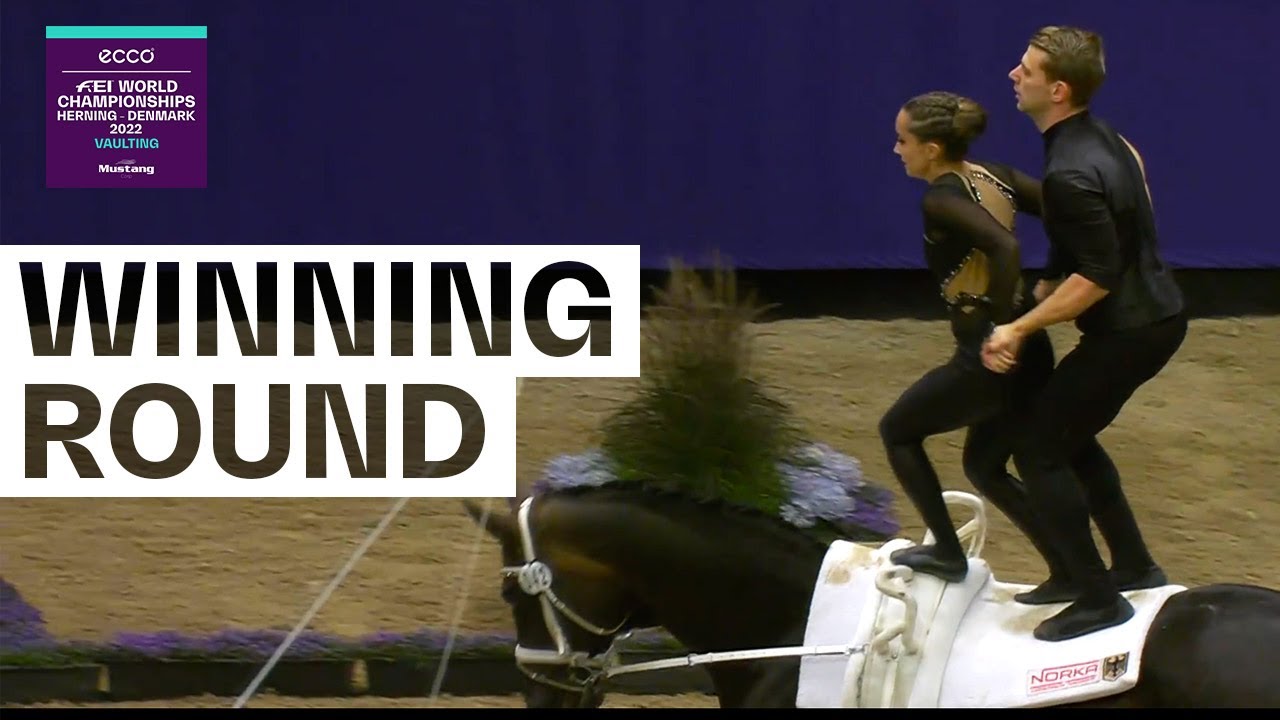 Pas-De-Deux perfection sees Germany take gold. 😍🤸 | ECCO FEI World Championships 2022
