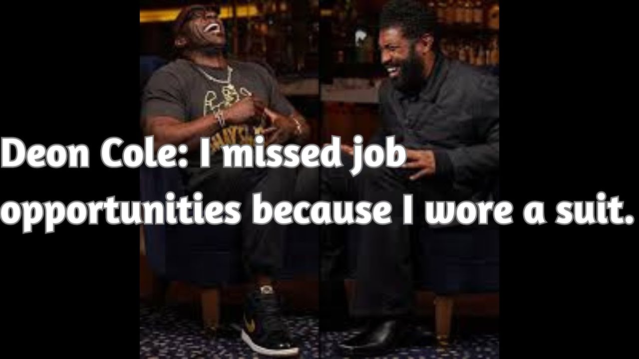 Deon Cole | I missed job opportunites because I wore a suit