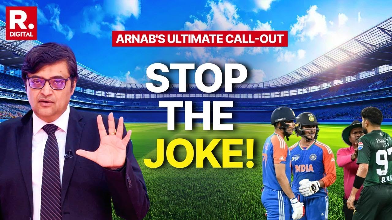 Arnab's Ultimate Call-Out: Stop Pakistan's Joke In Name Of T20 Cricket World Cup