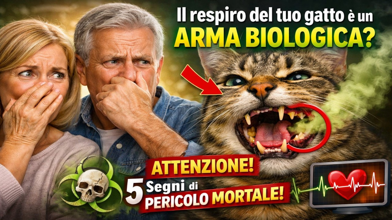 Il respiro del tuo gatto è un'ARMA BIOLOGICA? 🙀 ATTENZIONE: 5 Segni che nasconde un PERICOLO MORTA
