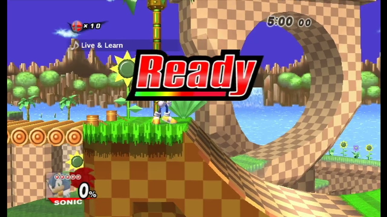 Brawl Classic Mode Sonic Color 3