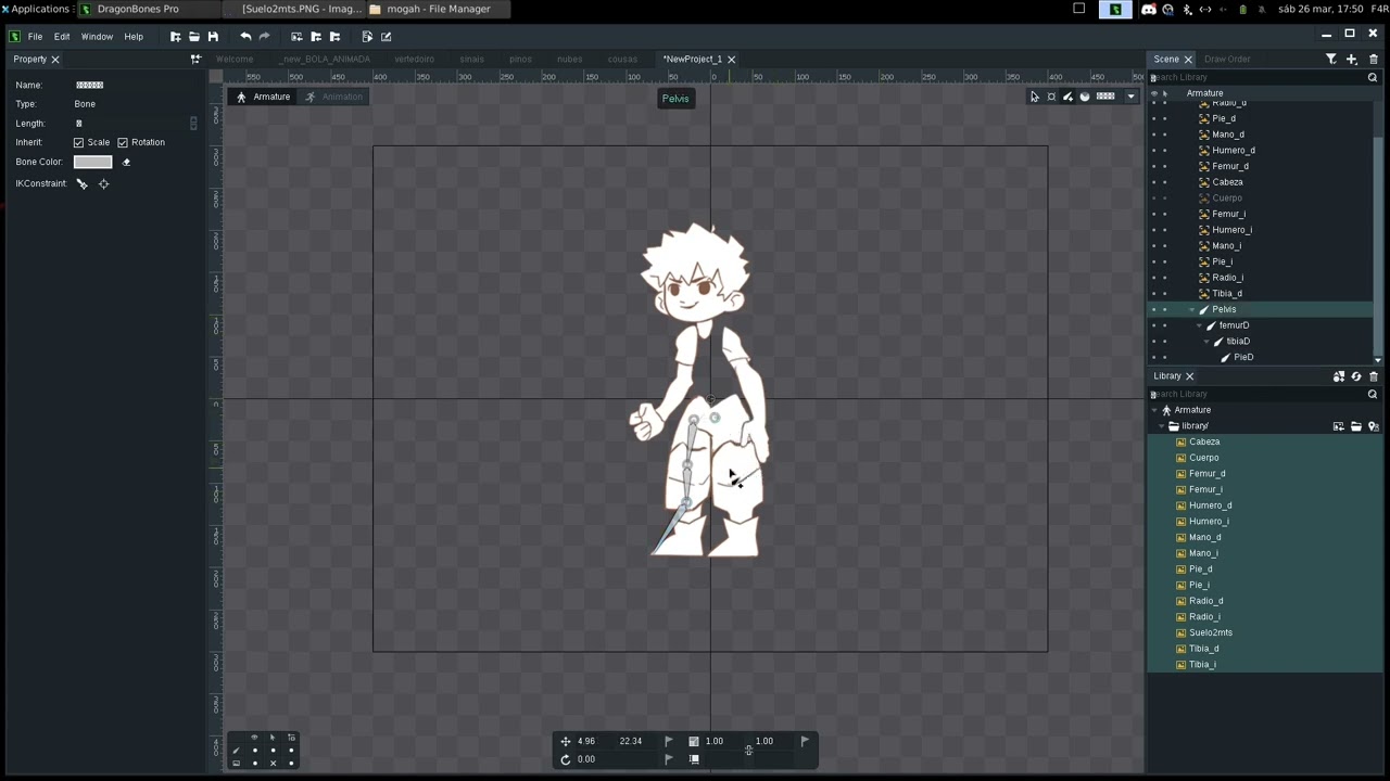 Un Poco De Animación 2D Por Huesos Con DragonBones