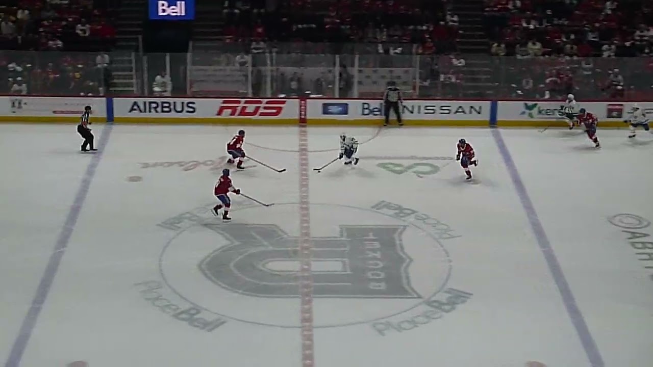 Reese Johnson of Toronto Marlies scores vs. Laval Rocket in game 5 of North Division Semifinals 5/9
