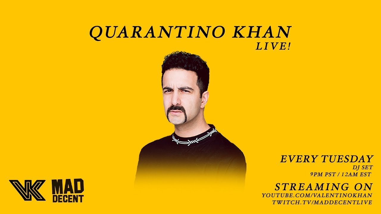 The Quarantino Khan Show Live (Livestream #1)