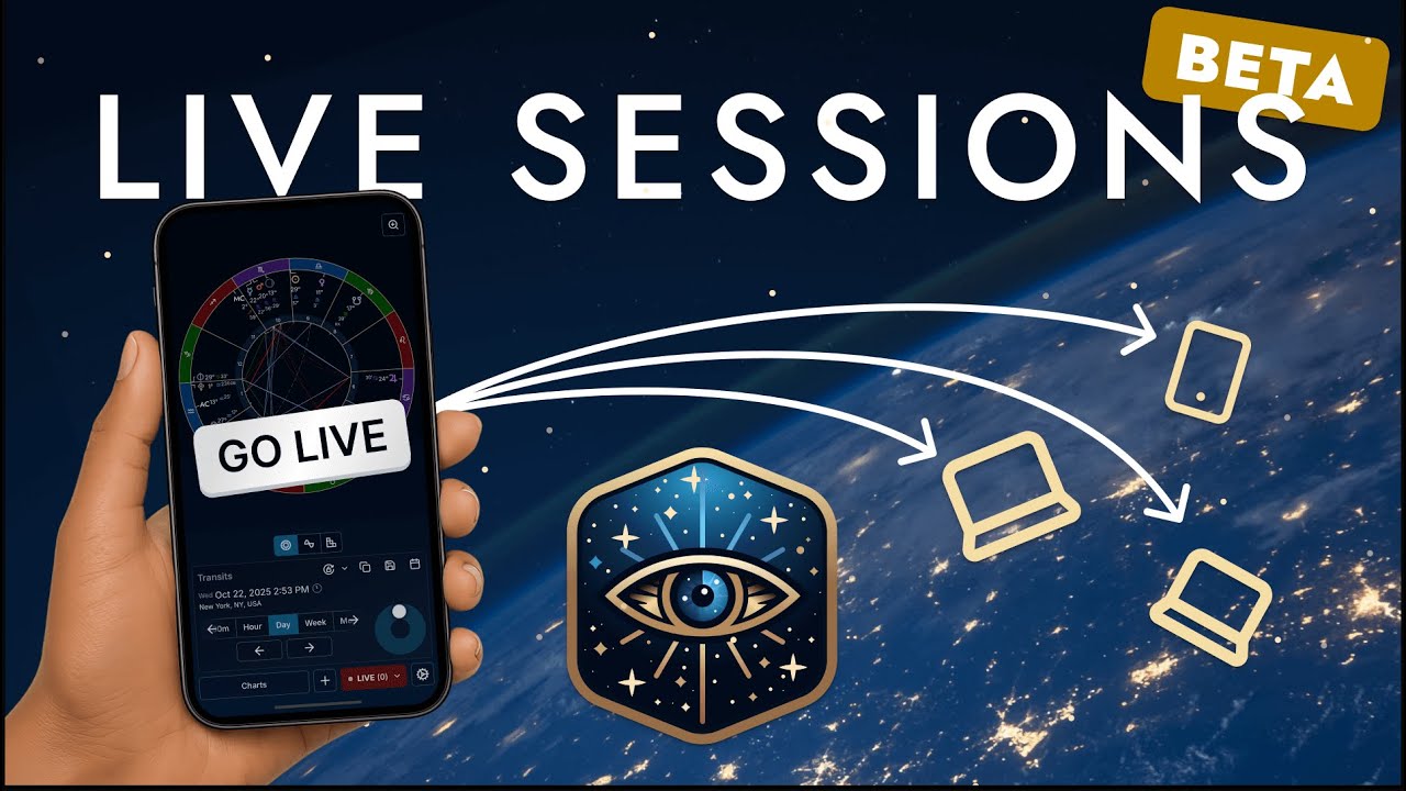 Live Sessions in Astrotheoros &ndash; Stream Your Astrology Software