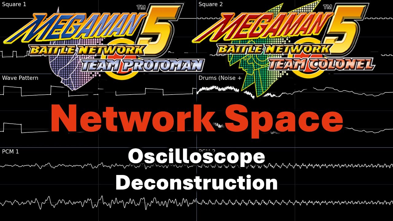 Network Space (Mega Man Battle Network 5 GBA) -- Oscilloscope Deconstruction
