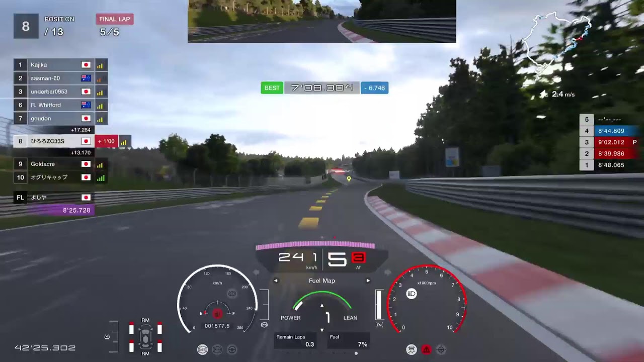 [GT7]マニュファクチャラーズカップ　ラウンド　4