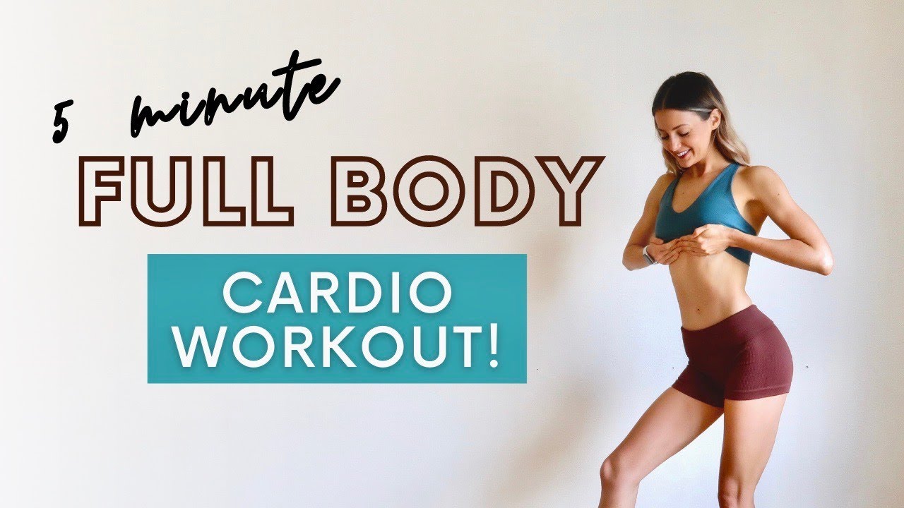 5 MIN FULL BODY CARDIO WORKOUT | No Equipment/No Excuses!