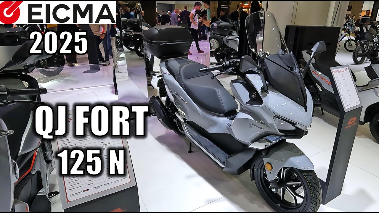 QJ FORT 125 N - Najveći skuter u klasi A1 - EICMA 2025