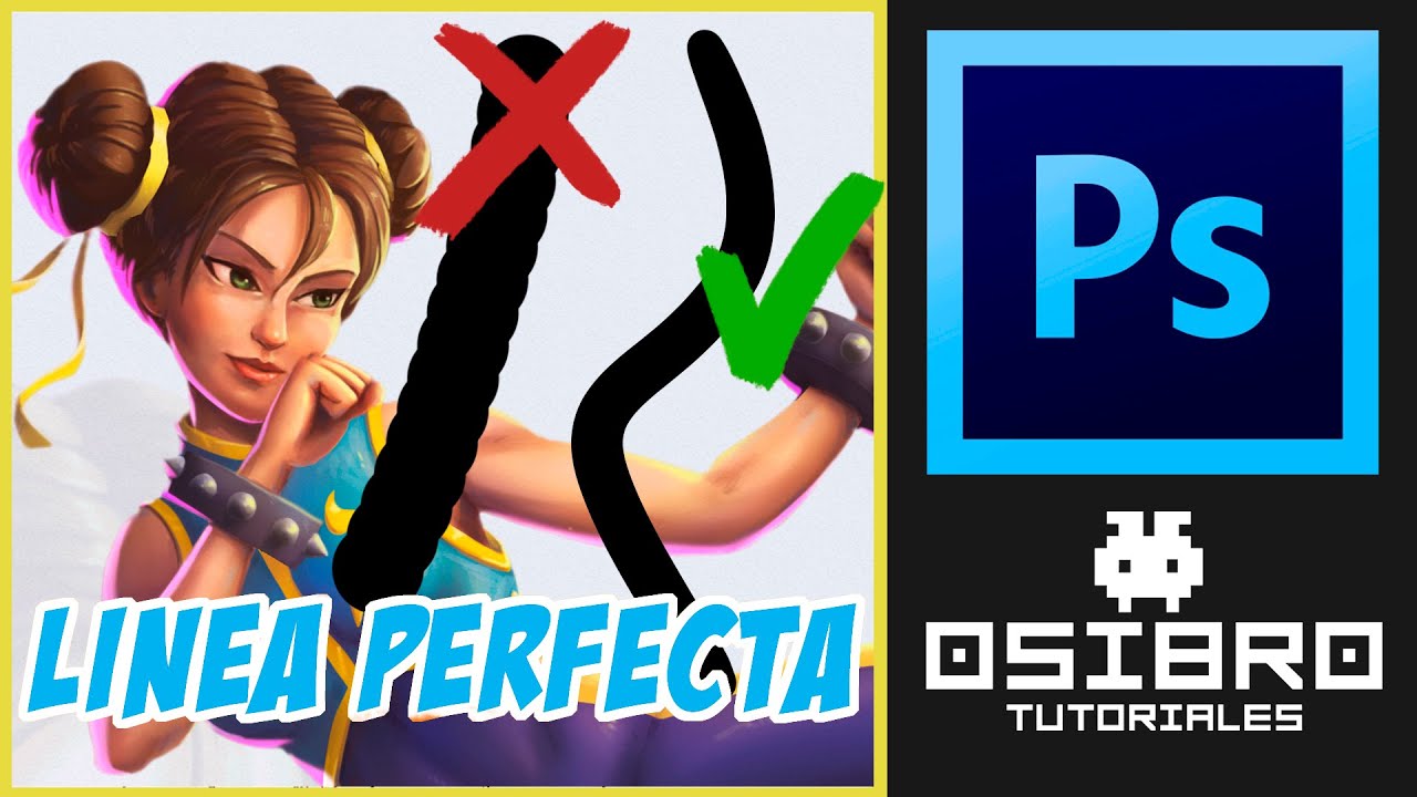 DIBUJA con una LÍNEA PERFECTA en Photoshop