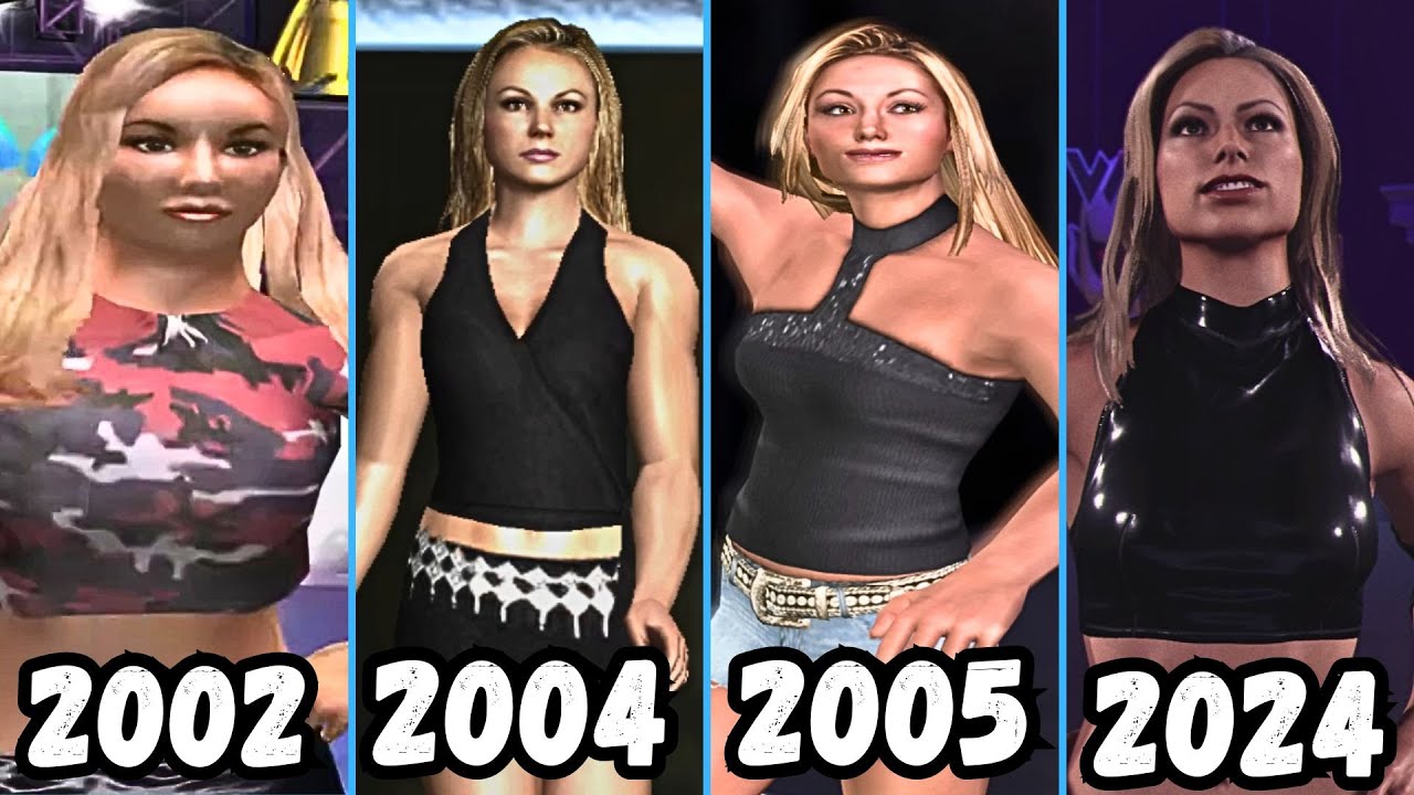 Evolution of Stacy Keibler Entrance 2002-2024 - WWE Games