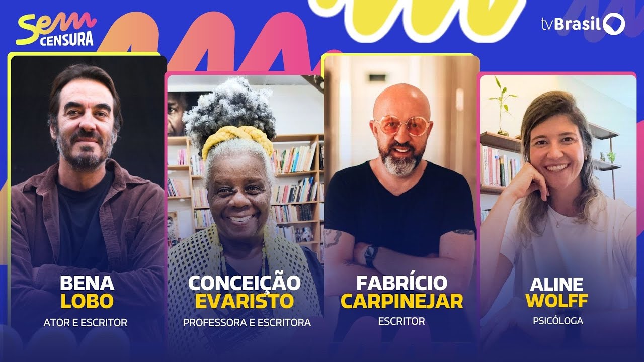🔴 SEM CENSURA RECEBE CONCEIÇÃO EVARISTO, FABRÍCIO CARPINEJAR, BENA LOBO E ALINE WOLFF