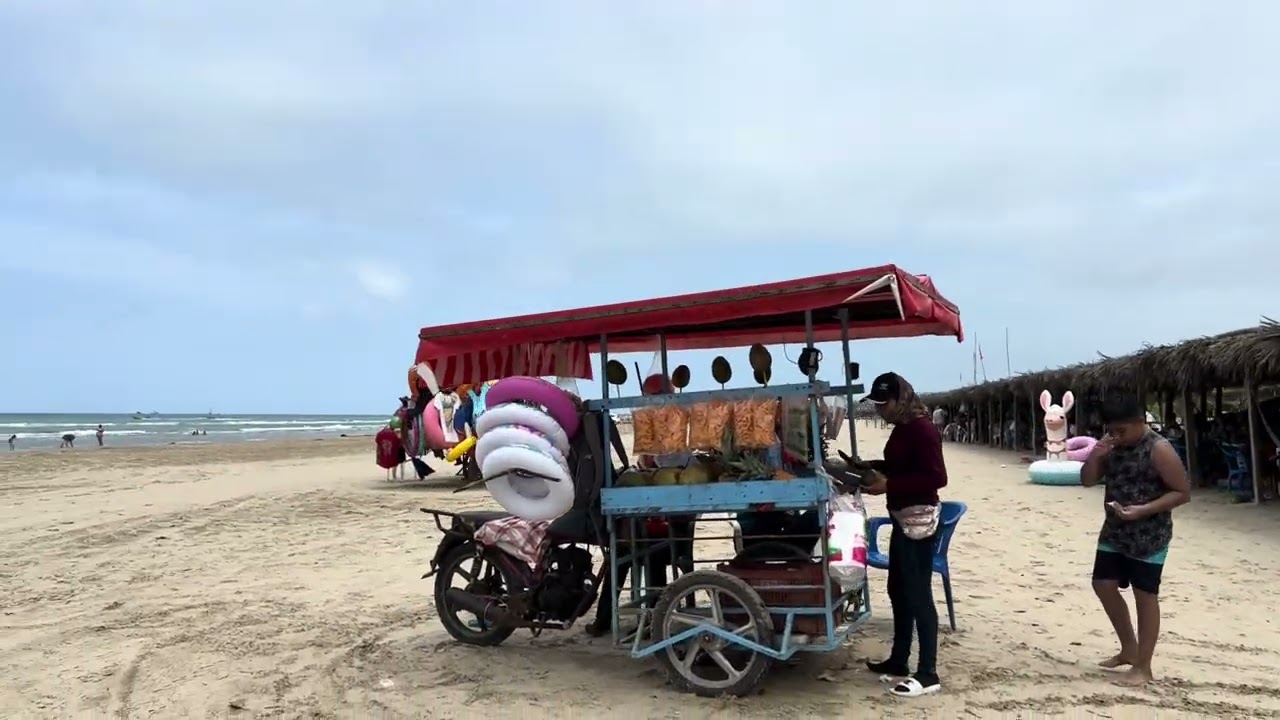 Desde la Playa de Tuxpan, Veracruz.