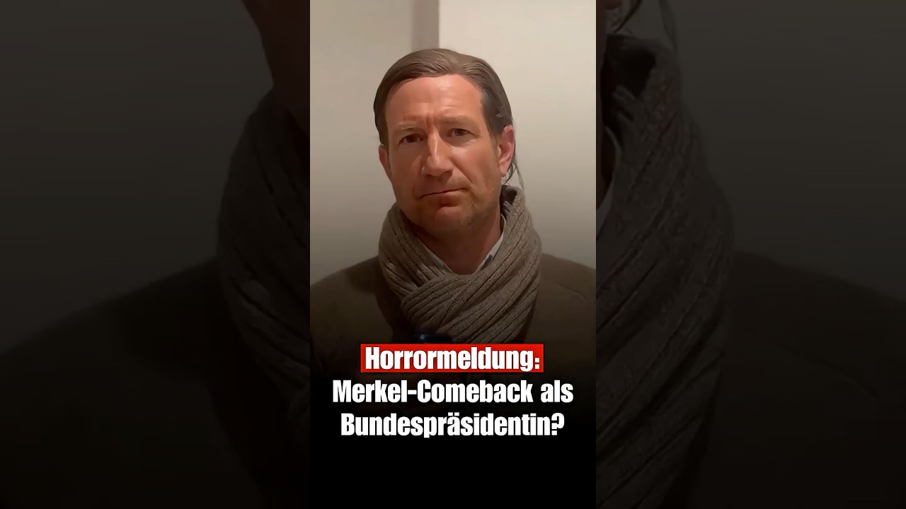 Horrormeldung: Merkel-Comeback als Bundespr&auml;sidentin? | Alexander von Wrese
