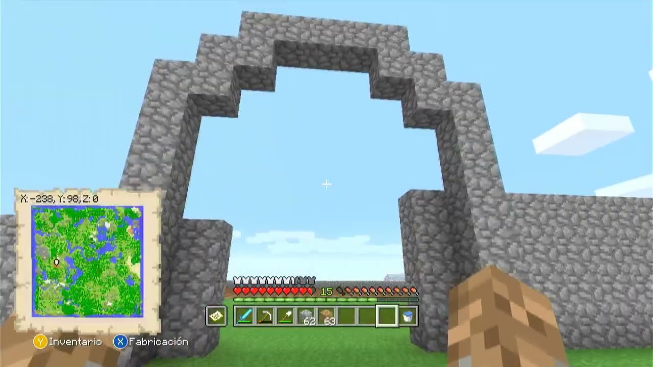 ASI SE HACE UN CASTILLO !! MINECRAFT XBOX 360