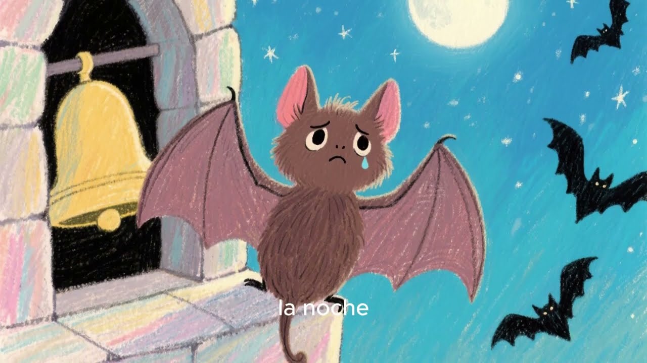 El murciélago que quería cantar de día cuento infantil con  Nani Kids